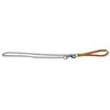 Image de Laisse pour chien en chaine croute de cuir Martin Sellier Marron 12 cm 3003141