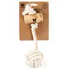 Image de Jouet pour chien bois corde balle Martin Sellier Lungo Beige TU 3003516