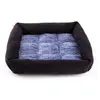 Image de Panier pour chien et chat damier doudouzen Martin Sellier Bleu 40 cm 3010221