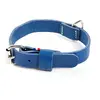 Image de Collier pour chien en cuir bicolore Martin Sellier 499 Bleu 30/41/49 cm 3010677