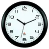 Image de Horloge murale Alba Hornew à quartz - Diamètre 30 cm - Noir