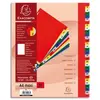 Image de Intercalaires numériques Exacompta - 31 positions multicolores - polypropylène - A4+