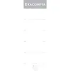 Image de EXACOMPTA Paquet 10 étiquettes classeur a levier dos de 80mm - Blanc