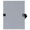 Image de Chemise à dos extensible avec sangle - format 24 x 32 - qualité toilée - Coloris Gris