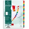 Image de Intercalaire numérique Exacompta - 31 positions - carte blanche 170g - A4