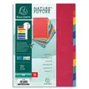 Image de Intercalaires touches neutres Exacompta - carte 225 g - A4 - 12 positions - coloris assortis