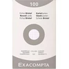Image de Etui de 100 fiches bristol Exacompta non perforées 125X200mm quadrillées 5x5 Blanc