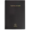 Image de Agenda perpétuel recette dépense Exacompta - 14 x 22 cm - 1 page par jour - noir