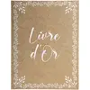 Image de EXACOMPTA Livre d'or 100 pages tranche or - Format 27x22cm - KRAFT - Visuel