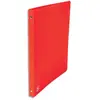 Image de Classeur 4 anneaux en polypropylène opaque 5/10e - dos 2cm - anneaux 15mm - rouge