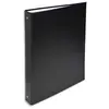 Image de Classeur 4 anneaux Exacompta - couverture rigide papier plastifié - dos 4 cm - A4 - noir
