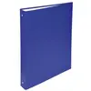 Image de Classeur 4 anneaux Exacompta - couverture rigide papier plastifié - dos 4 cm - A4 - bleu