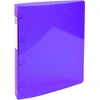 Image de Exacompta Classeur souple 4 anneaux 30 mm A4 IDERAMA - Polypropylène - Dos 4 cm - Violet