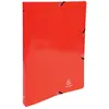 Image de Classeur à anneaux et élastiques Exacompta Iderama 2 anneaux 15 mm A4 140 feuilles 320 x 250 mm Carton comprimé avec polypropylène rouge