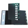 Image de Trieur à élastique Exacompta Exactive Multipart A4 avec dos extensible à soufflets et fenêtres prédécoupées - 450 feuilles - 9 compartiments - 240 x 320 mm - polypropylène - noir