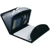 Image de Exacompta Trieur Exafolio Exactive avec espace extensif et bloc-notes 200 feuilles A4 6 compartiments 25,5 x 33,5 cm Polypropylène Noir