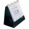 Image de Classeur de présentation Exashow - 4 anneaux ronds diamètre 30 mm - couverture polyfoam - noir