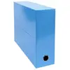 Image de Boîte de transfert Exacompta Iderama - carte lustrée pelliculée - dos 9,5 cm - 34 x 26 cm - bleu clair