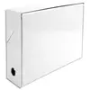 Image de Boîte de transfert Exacompta - carte lustrée pelliculée - dos 9,5 cm - 34 x 26 cm - blanc