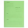 Image de Dossiers de plaidoirie pré-imprimés Exacompta Pour / Contre - carte 265 g - vert - paquet de 25