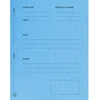 Image de Exacompta Dossiers de plaidoirie pré-imprimés en carte lustrée coloris turquoise - Lot de 25