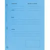 Image de Dossiers de plaidoirie Exacompta pré-imprimés en carte lustrée coloris turquoise - Lot de 25