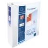 Image de Exacompta Classeur à anneaux personnalisable 3 faces plastifié Kreacover 4 anneaux en D 60 mm - A4 maxi Dos 9 cm Capacité 550 feuilles blanc