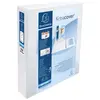 Image de Classeur à anneaux personnalisable 3 faces plastifié Exacompta Kreacover - 4 anneaux en D 40mm - A4 maxi - Dos 6,4 cm - Capacité 370 feuilles - blanc