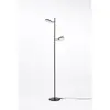 Image de Lampadaire liseuse Aluminor Déclic - 2 sources Leds intégrées et orientables - Noir