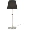 Image de Lampe de bureau Aluminor Luminaires Elenza 12 W Culot E27 - Pied alu et abat-jour noir