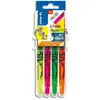 Image de Surligneur Pilot FriXion Light - pointe biseauté - evolutive set de 4 - assortis jaune, rose, vert, orange