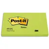 Image de Notes Néons Post-it - 76 x 127 mm - vert - bloc de 100 feuilles