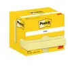 Image de Notes Post-it jaune - 38 x 51 mm - bloc de 100 feuilles - lot de 12