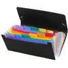 Image de Trieur chèque Viquel Rainbow Class en polypropylène - 12 compartiments extensibles - Multicolores