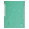 Image de Chemise Exacompta Maxi Capacity - 3 rabats et élastique - carte lustrée 425g - coloris vert clair