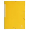 Image de Chemise Exacompta Maxi Capacity - 3 rabats et élastique - carte lustrée 5/10e - coloris jaune