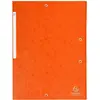 Image de Chemise Exacompta Maxi Capacity - 3 rabats et élastique - carte lustrée 425g - coloris orange
