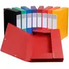 Image de Chemise de classement Exacompta Cartobox A4 dos 60 mm en carte lustrée Assorties - Lot de 10