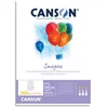 Image de Bloc de 50 feuilles de papier dessin Canson Imagine - 200g - A5 - blanc