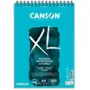 Image de Bloc de 30 feuilles de papier dessin Canson XL Aquarelle - papier blanc sans acide- grain fin - 300g - A4