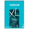 Image de Bloc de 30 feuilles de papier dessin Canson XL Aquarelle - papier blanc sans acide- grain fin - 300g - A3