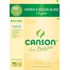 Image de Feuilles à dessin ''C '' S352040 27-106 - à grain - 180 g - format A3 - blanc
