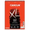 Image de Album de 60 feuilles de papier dessin Canson Croquis XL - reliure spirale - 90g - format A5