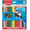 Image de Crayons de couleur décorés Animals Colorpep's Maped - coloris assortis - pochette de 24