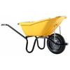 Image de Brouette Pick Up 110 jaune roue gonflée