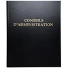 Image de EXACOMPTA Reliure registre 32x26cm 4 anneaux avec recharge 100 feuillets - Conseils d'administration - Noir