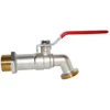 Image de Robinet de jardin 1/4 tour 20x27 en laiton - nez 26x34