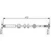 Image de Flexible de frein BOSCH 1 987 476 769