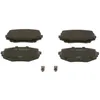 Image de Jeu de plaquettes de frein BOSCH 0 986 424 669, avant