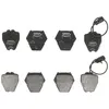 Image de Jeu de plaquettes de frein BOSCH 0 986 424 689, avant